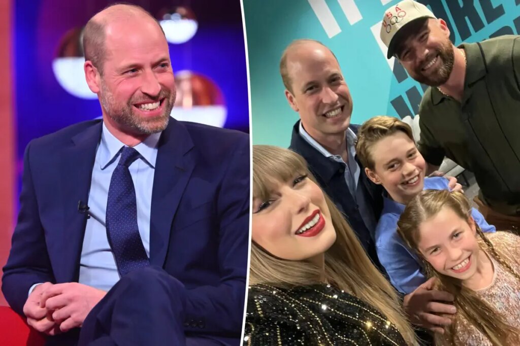 Prince William playfully shades Travis Kelce 2 years after viral Taylor Swift selfie