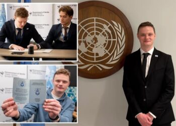 British man, 21, who founded his own country receives award from the United Nations