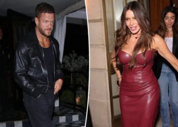 Sofía Vergara spotted holding hands with newly single Imagine Dragons frontman Dan Reynolds during intimate dinner