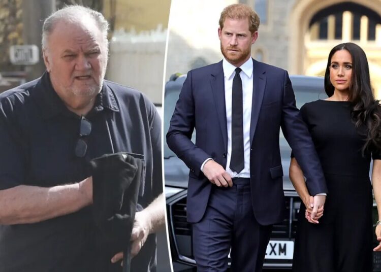 Prince Harry and ‘really upset’ Meghan Markle jet out of UK with their kids in wake of Thomas Markle Sr. investigation