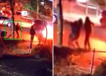 Horrifying moment shooting breaks out at Airbnb rented for music video in California