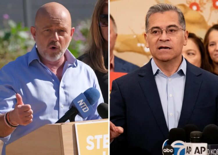 Steve Hilton storms Southern California as Xavier Becerra lays low in campaign final days