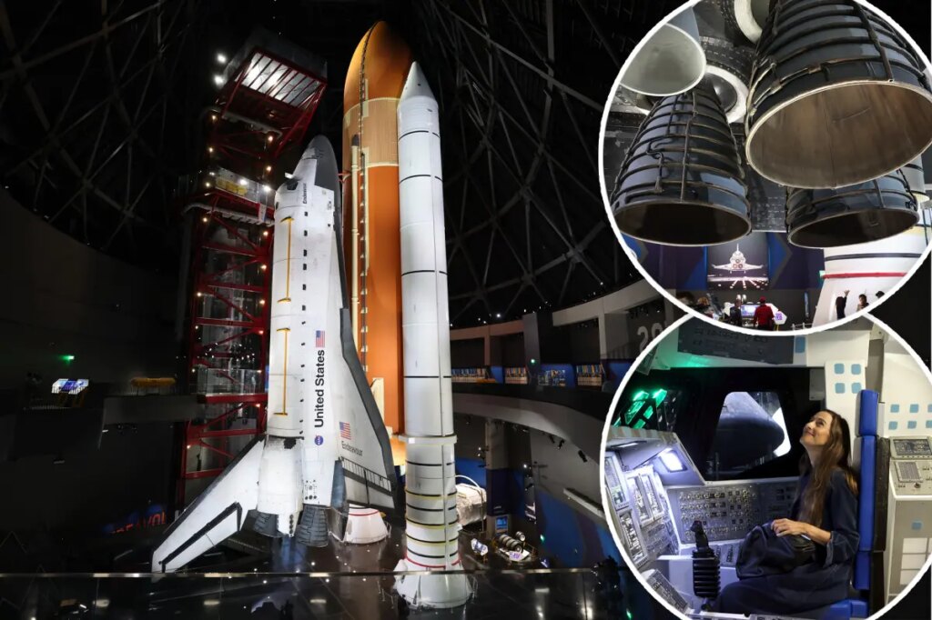 Space Shuttle Endeavour towers nearly 200 feet in jaw-dropping new LA exhibit