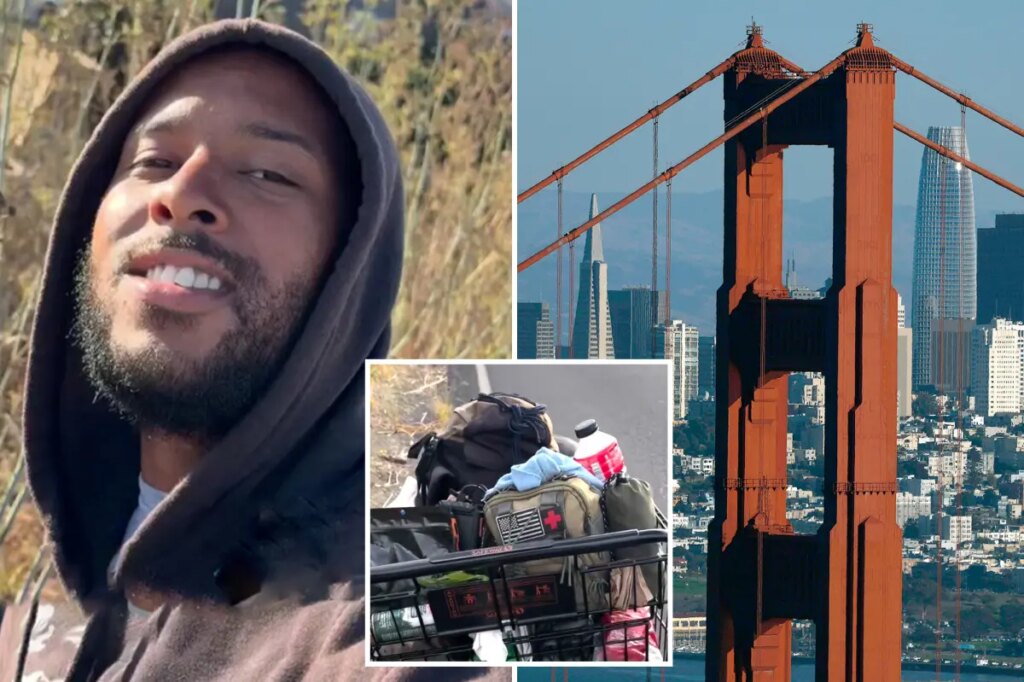 New Yorker who trekked 2,500 miles across the US is robbed twice after arriving in California