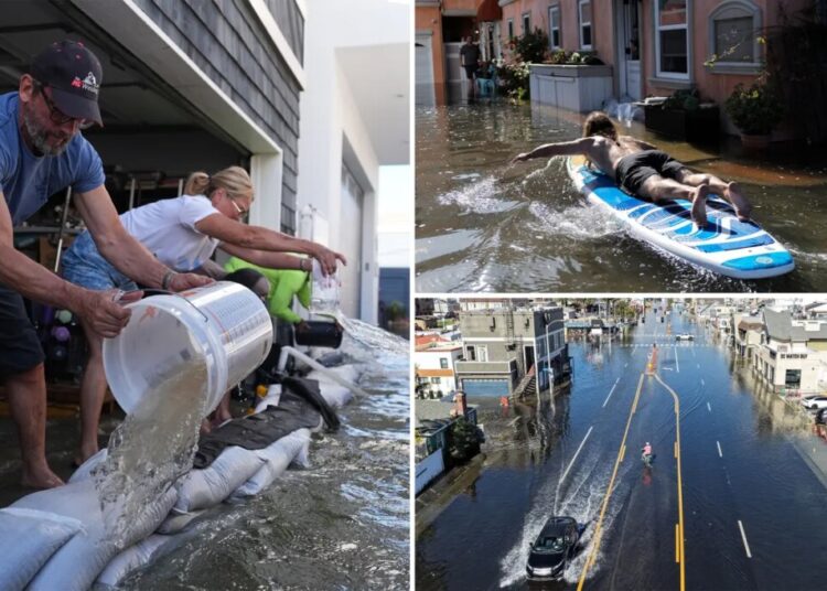 Aftermath of devastating Huntington Beach flooding revealed — as city warns of even more damage