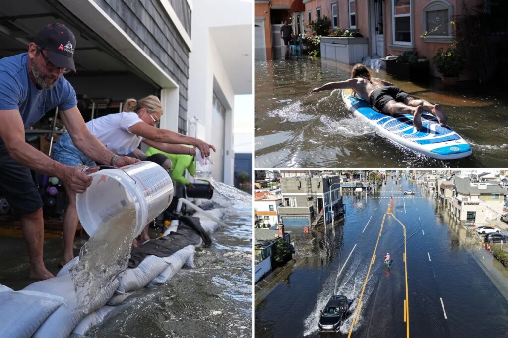 Aftermath of devastating Huntington Beach flooding revealed — as city warns of even more damage