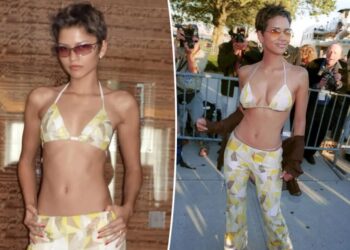 Zendaya channels Halle Berry’s iconic ‘X-Men’ premiere look for Halloween 2026