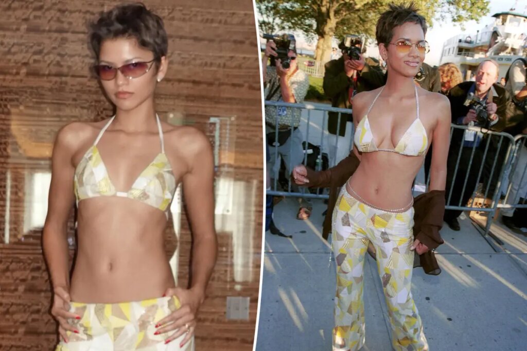 Zendaya channels Halle Berry’s iconic ‘X-Men’ premiere look for Halloween 2026