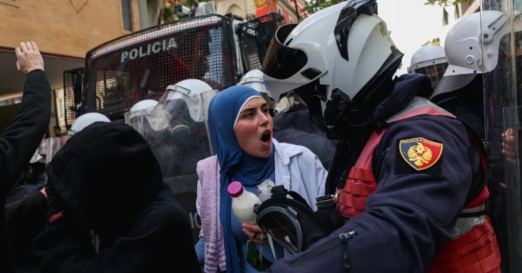 Student Protests in Albania Turn Violent as Calls Grow for Leader’s Resignation