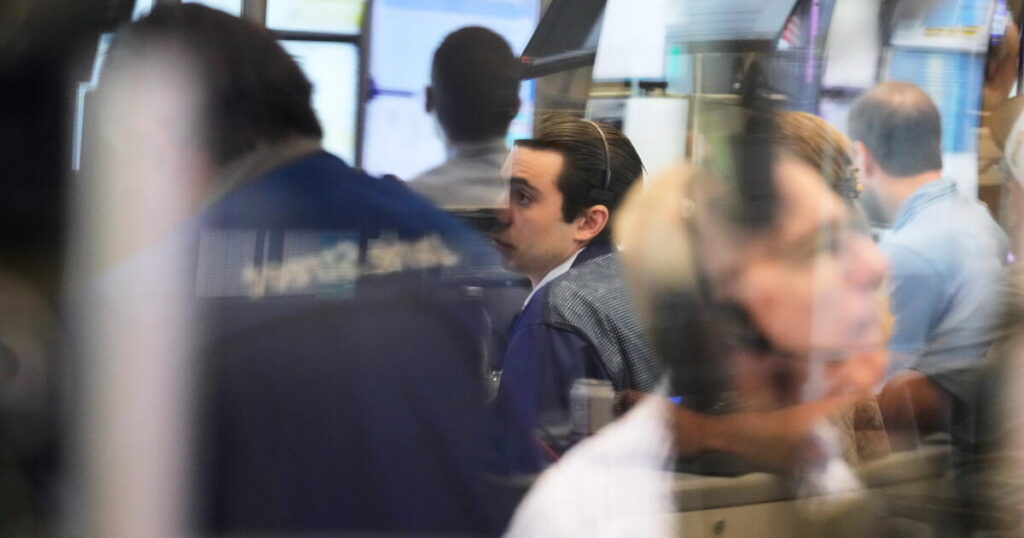 Stocks fall after the bond market cranks the pressure even higher