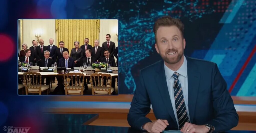 Late Night is Skeptical of A.I. Leaders Self-Regulating