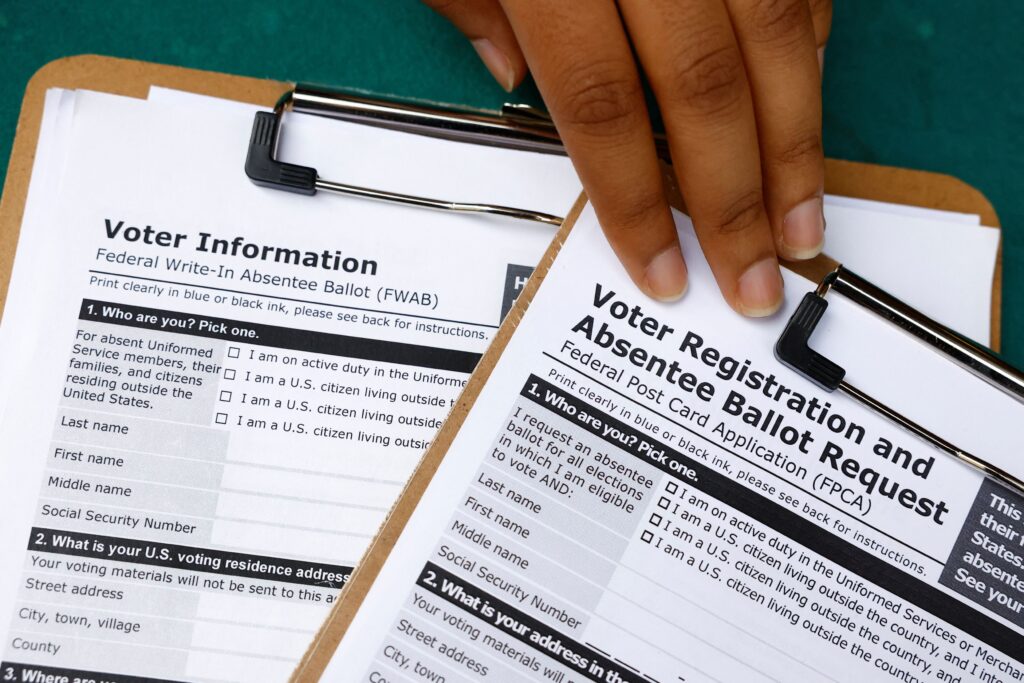 Pentagon used emergency measure to change voter forms for Americans abroad