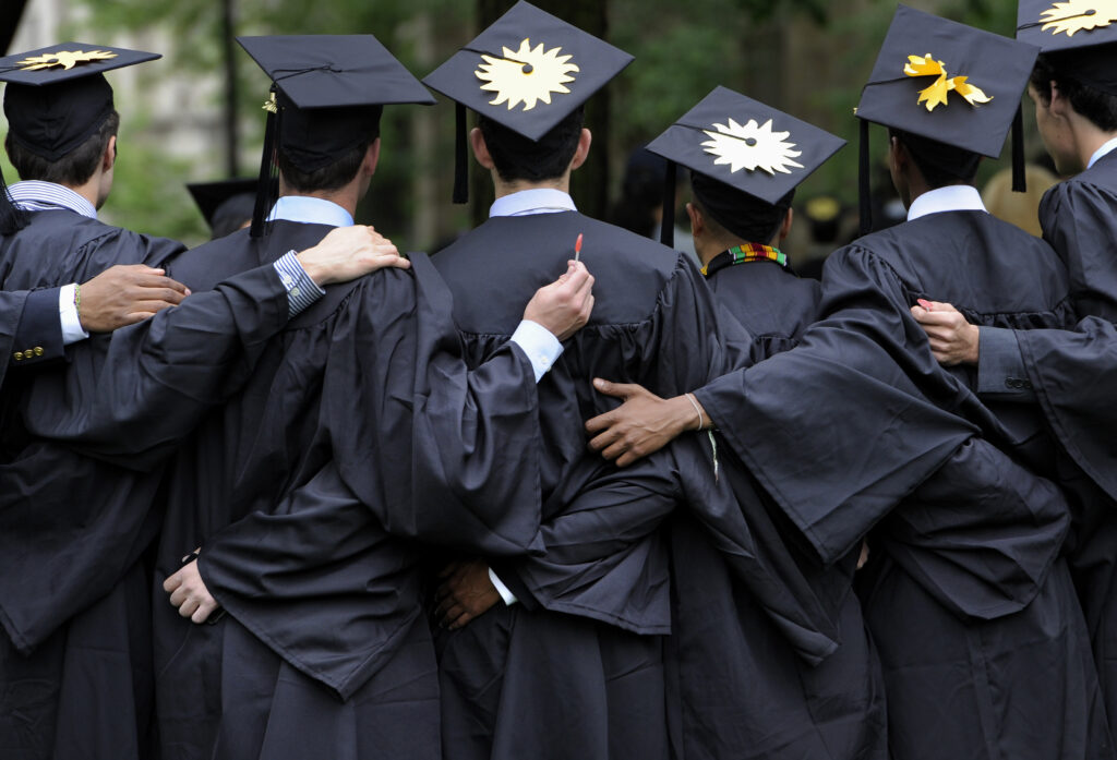 Belief that college is very important hits new low, poll finds