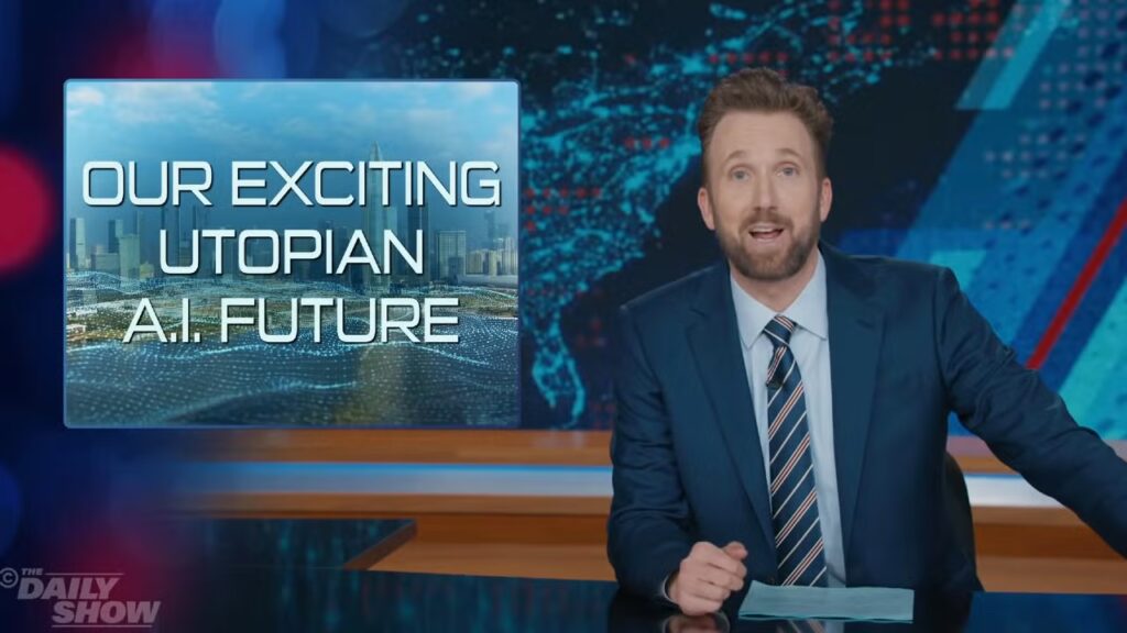 ‘The Daily Show’ Takes Down Trump’s ‘Morally Binding’ Agreement With AI CEOs: ‘We’re All F—ked!’