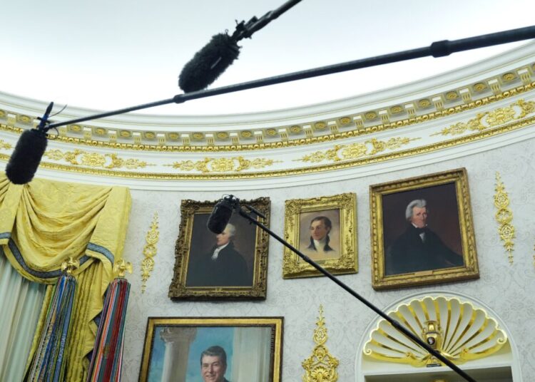 Trump says Secret Service wants him to ‘take down’ Oval Office