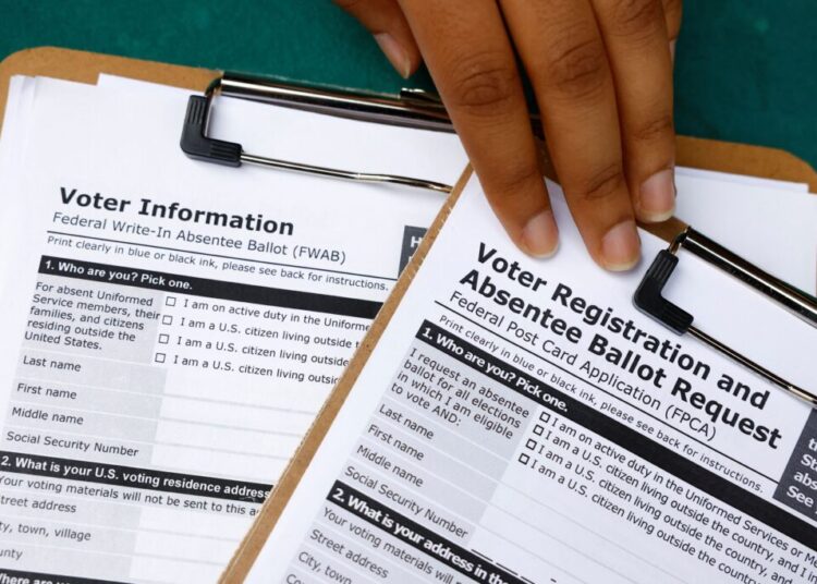 Democrats sue over Pentagon’s changes to voter forms for Americans overseas