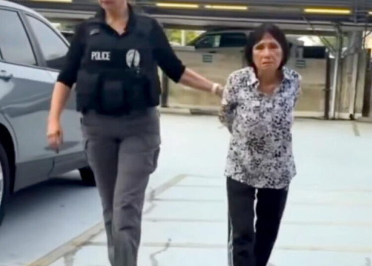 Woman allegedly caught on video running over Blackey the puppy is arrested by Santa Ana police