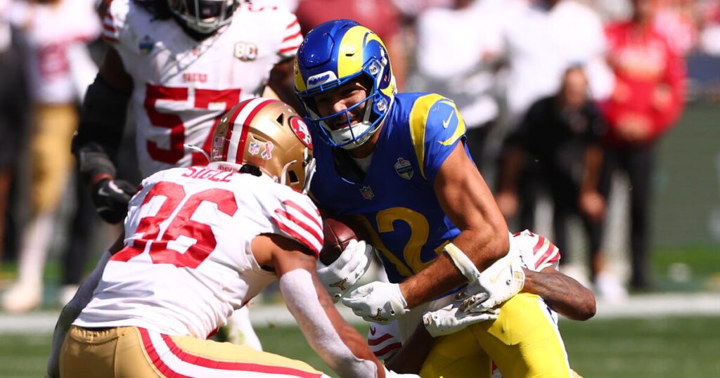 Rams’ Puka Nacua ‘smiling’ over the thought of playing the Eagles