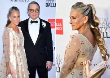 Sarah Jessica Parker brings major Carrie Bradshaw flair on NYC Ballet date night look with Matthew Broderick