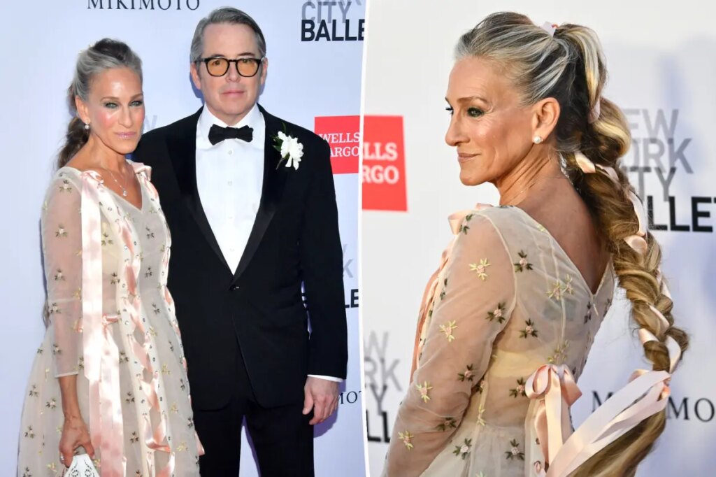Sarah Jessica Parker brings major Carrie Bradshaw flair on NYC Ballet date night look with Matthew Broderick