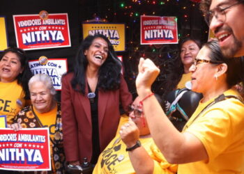 Bass and Raman court Latino voters as L.A. mayor’s race comes down to the wire