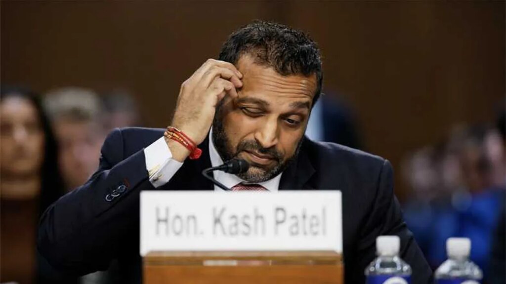 Kash Patel’s ‘jet ski’ quip confounds reporter he’s suing for $250 million
