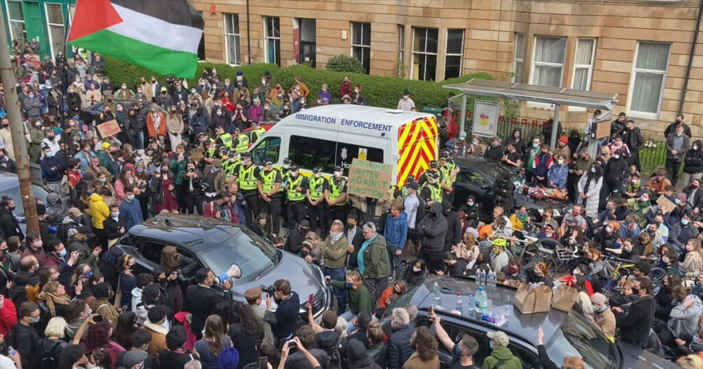 Watch an impromptu Scottish protest go viral in the inspiring ‘Everybody to Kenmure Street’