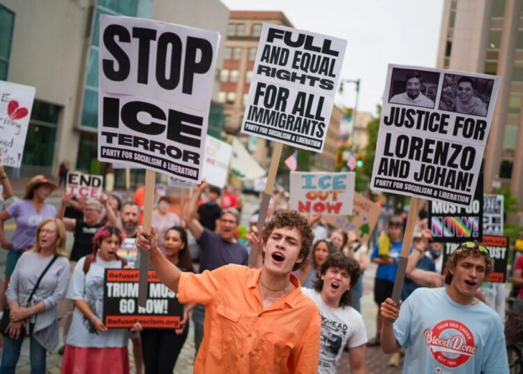 ICE Has Been Dumping Protester Photos Into a Palantir Database