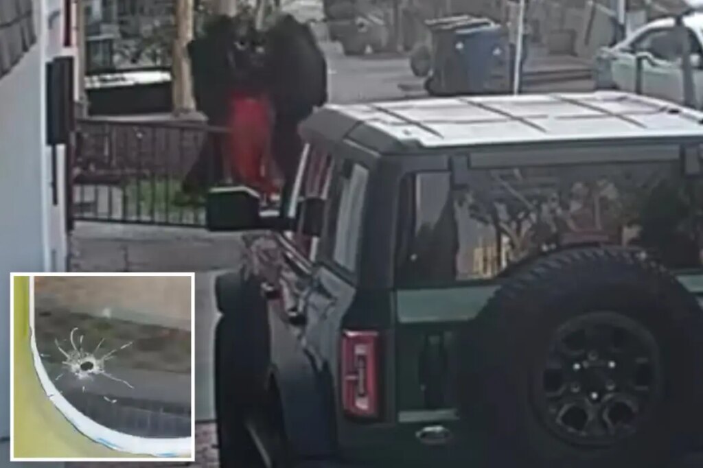 Gunfire erupts outside trendy West Hollywood clothing store during daylight robbery
