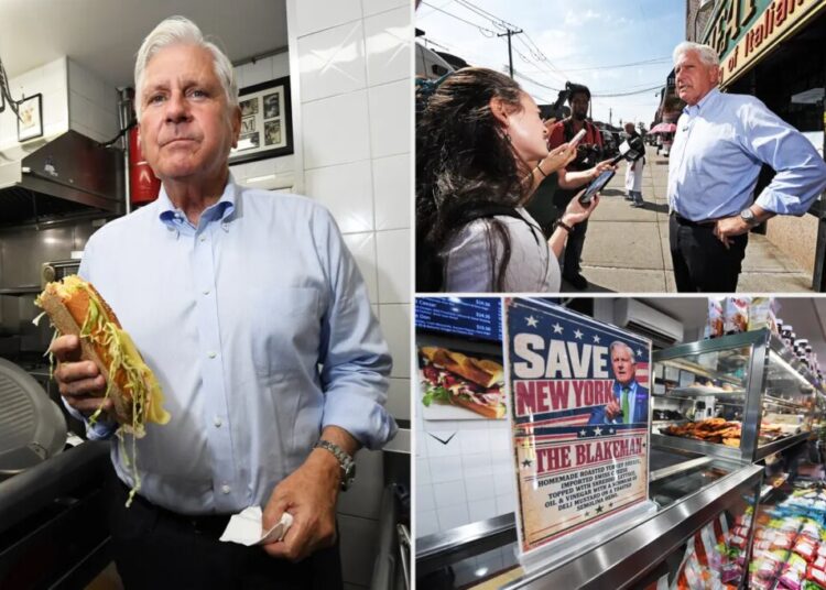 NYC deli names sandwich after GOP governor candidate Bruce Blakeman as he vows to bring down sky-high cost of lunch