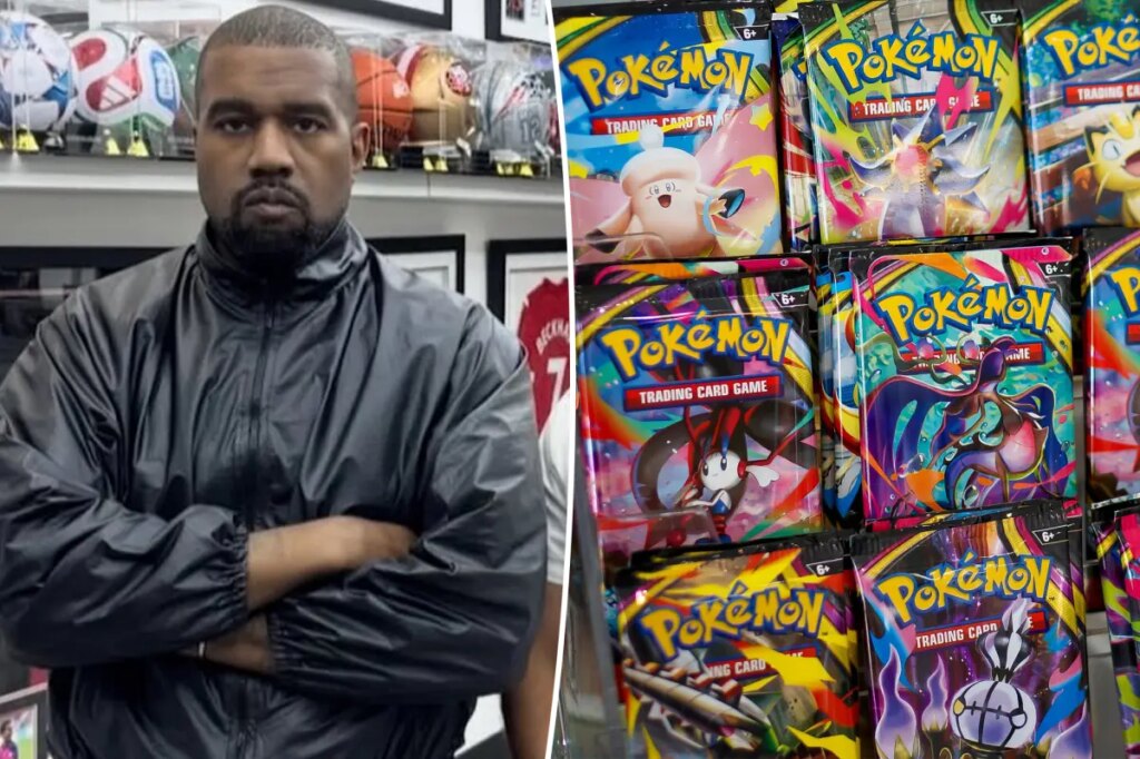 Kanye West drops ‘thousands upon thousands’ on Pokémon card shopping spree for kids