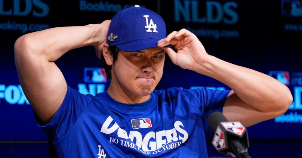 Dodgers face risky dilemma if Shohei Ohtani’s injuries worsen in NLDS