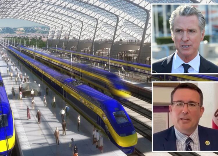 Gavin Newsom vetoes bill giving California high-speed rail watchdog more power