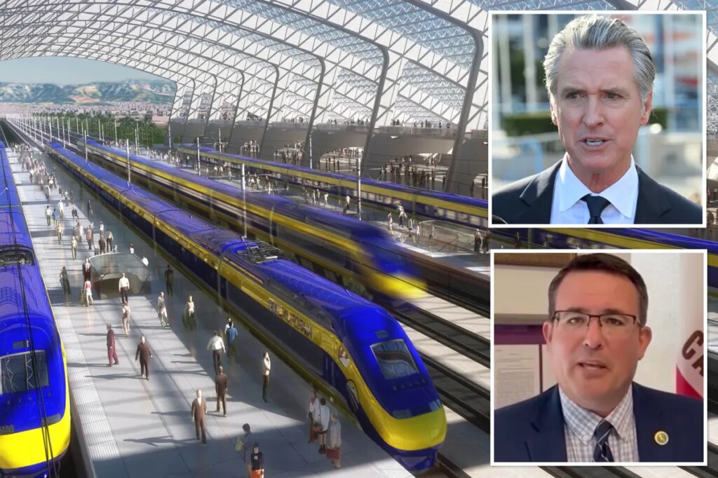 Gavin Newsom vetoes bill giving California high-speed rail watchdog more power