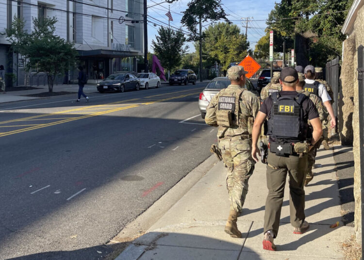 The National Guard keeps appearing outside D.C. schools, stoking tensions
