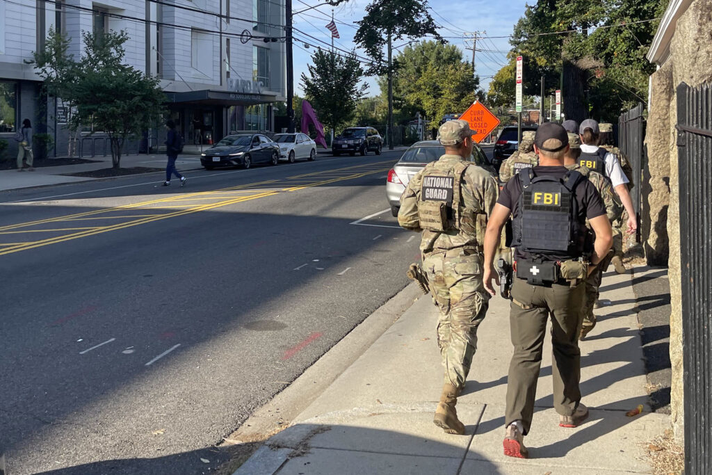 The National Guard keeps appearing outside D.C. schools, stoking tensions