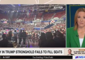 Trump ‘couldn’t even fill half the seats’ at red state rally as support fades: Jen Psaki