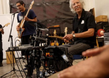 Doors drummer John Densmore jams at Homeboy: ‘Maybe I can do something here’