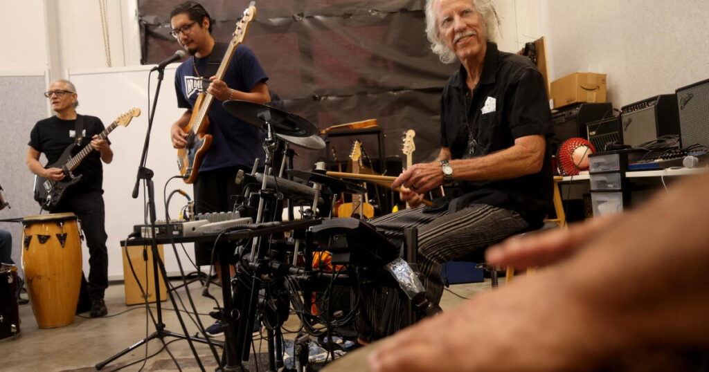 Doors drummer John Densmore jams at Homeboy: ‘Maybe I can do something here’