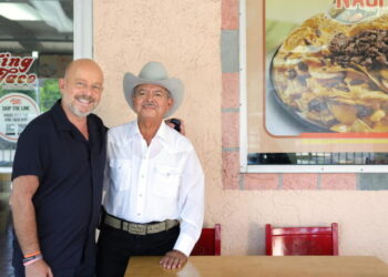 My dad, Steve Hilton and tacos. What could go wrong?