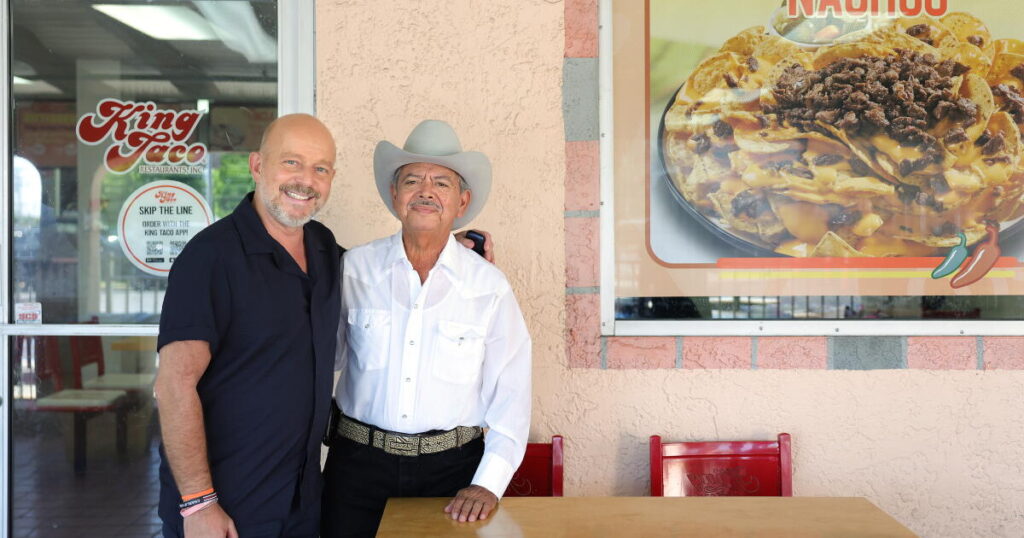 My dad, Steve Hilton and tacos. What could go wrong?