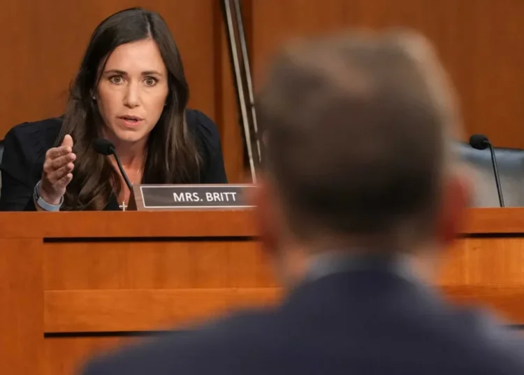 Katie Britt’s husband breaks three-year silence over her viral ‘Schmitt face’ meme