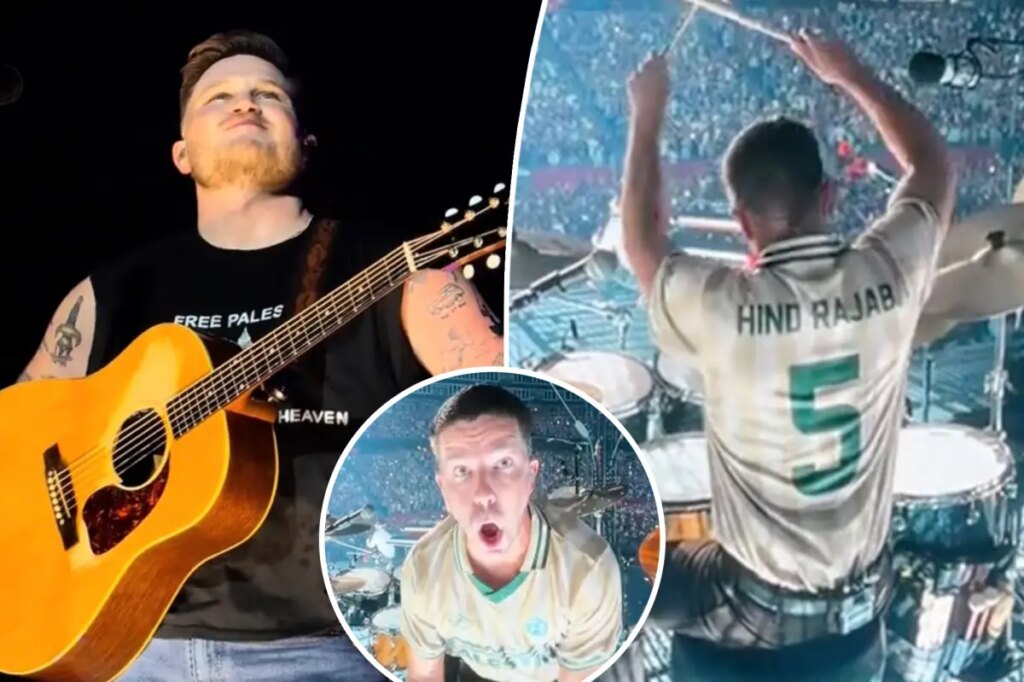 Zach Bryan’s drummer joins singer’s pro-Palestine statement with jersey that has special meaning