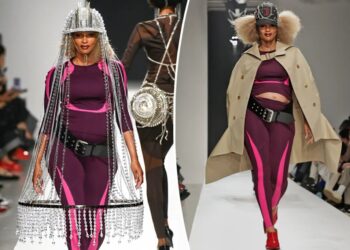 Pregnant Ciara bares growing baby bump while strutting Paris Fashion Week runway