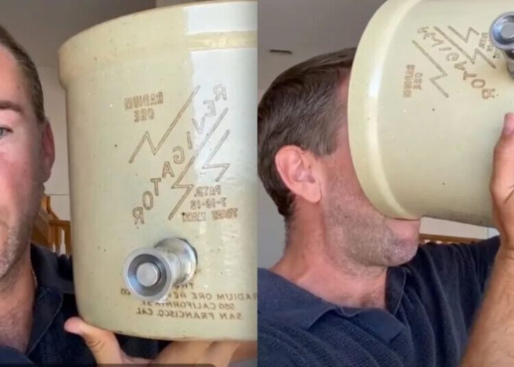 Alternative Health Influencer Boasts That He’s Been Drinking From a Radioactive Jug for 250 Days Straight