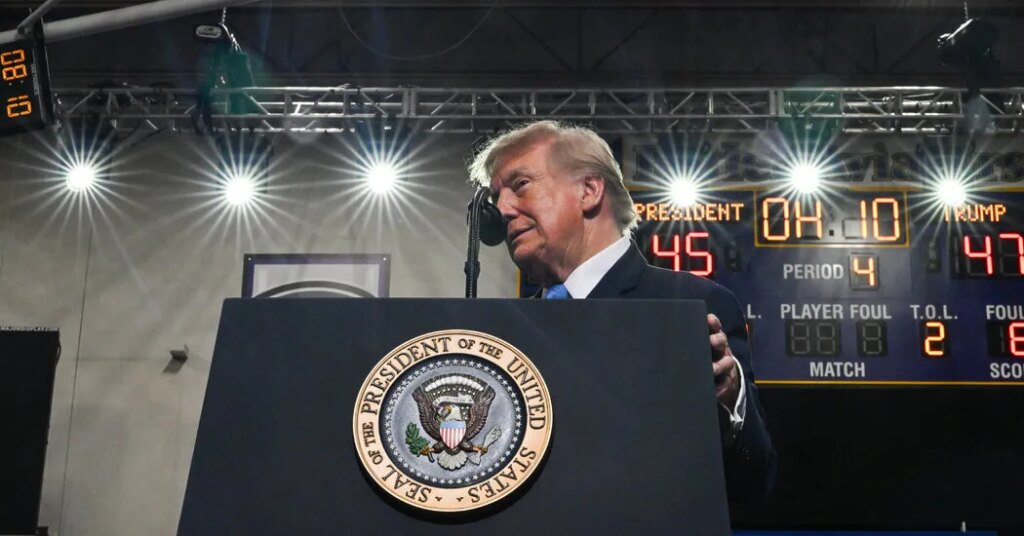 Trump Promotes Data Centers at Rally With Republican Facing Heat on Them
