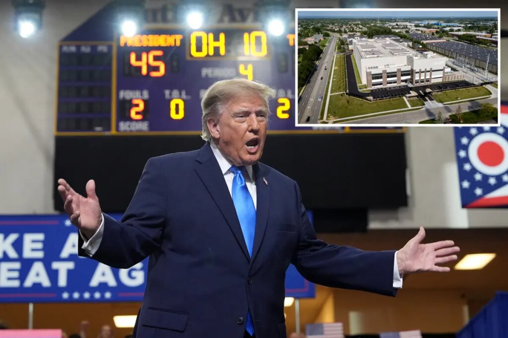 Trump defends data centers in Ohio, warns they’ll go to China if US turns them away