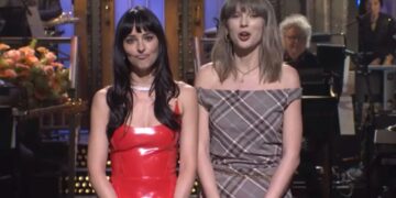 Taylor Swift crashes Dakota Johnson’s ‘SNL’ monologue: ‘My literal therapist’
