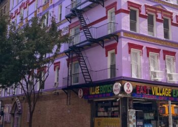 Why Does This Building Look Purple (or Maybe Pink)? Diversity and Trump.