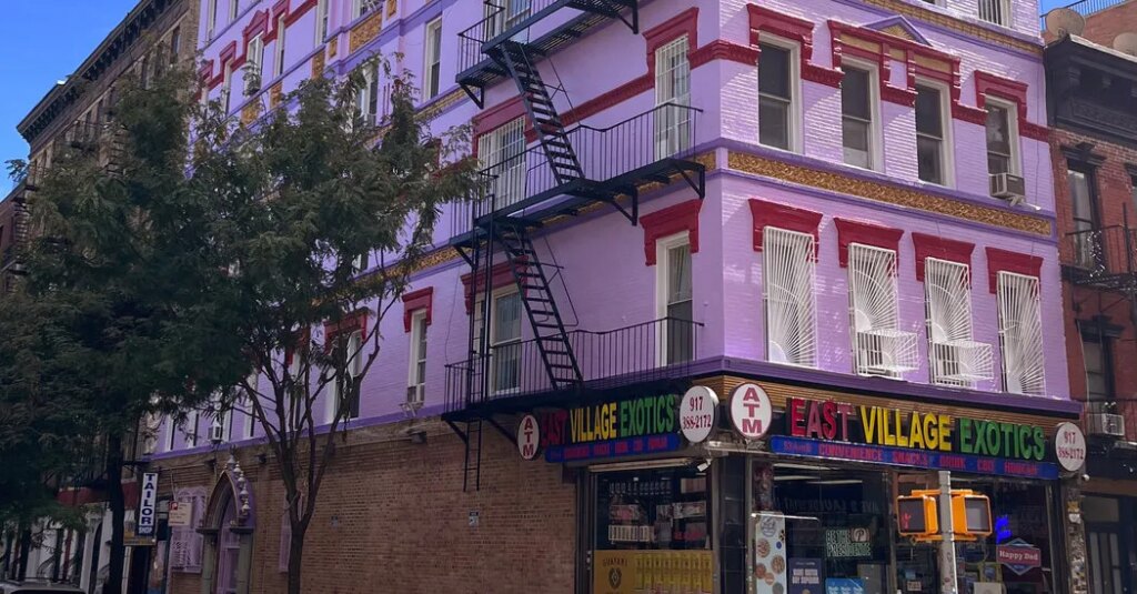 Why Does This Building Look Purple (or Maybe Pink)? Diversity and Trump.